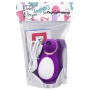Stimulateur Clitoridien Pingouin à Langue Fuchsia  1 dosette de lubrifiant — Pocket Pleasure