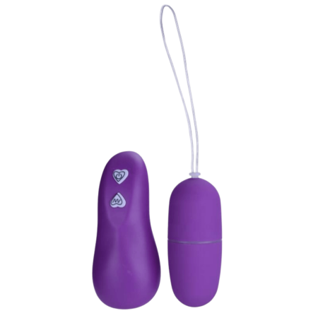 Œuf Vibrant Télécommandé 7 Vitesses Violet  1 dosette de lubrifiant — Pocket Pleasure