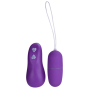 Œuf Vibrant Télécommandé 7 Vitesses Violet  1 dosette de lubrifiant — Pocket Pleasure