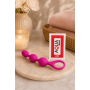 Chapelet Anal 3 Boules Fuchsia Silicone  1 dosette de lubrifiant — Pocket Pleasure