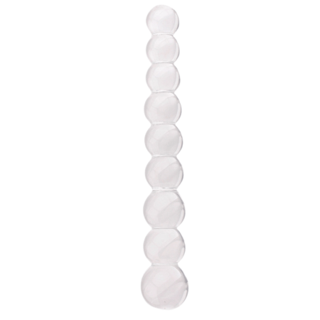 Chapelet Anal en Verre Transparent  1 dosette de lubrifiant — Pocket Pleasure