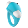 Cockring Vibrant Dauphin Bleu  1 dosette de lubrifiant — Pocket Pleasure