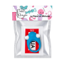 Cockring Vibrant Dauphin Bleu  1 dosette de lubrifiant — Pocket Pleasure