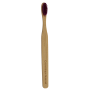 Brosse à Dents Moyenne en Bambou Violette