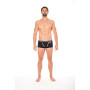 Mini-Pants noir échancré avec zip 