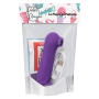 Vibromasseur par vibrations sur membrane rechargeable USB violet 10 vitesses de voyage - ZK003CPUR