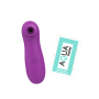 Vibromasseur par vibrations sur membrane rechargeable USB violet 10 vitesses de voyage - ZK003CPUR