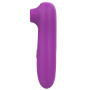Vibromasseur par vibrations sur membrane rechargeable USB violet 10 vitesses de voyage - ZK003CPUR