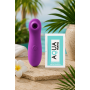 Vibromasseur par vibrations sur membrane rechargeable USB violet 10 vitesses de voyage - ZK003CPUR