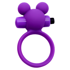 Anneau Vibrant Ourson Violet  1 dosette de lubrifiant — Pocket Pleasure