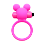 Anneau Vibrant Ourson Rose  1 dosette de lubrifiant — Pocket Pleasure