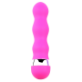 Mini Vibromasseur rose ondulés Pocket Pleasure  1 dosette de lubrifiant