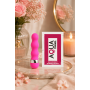 Mini Vibromasseur rose ondulés Pocket Pleasure  1 dosette de lubrifiant