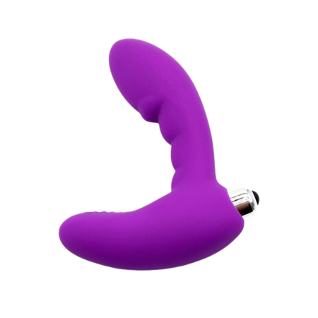 Vibromasseur anal violet stimulateur de prostate Pocket Pleasure  1 dosette lubrifiant
