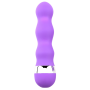Mini Vibromasseur violet ondulés Pocket Pleasure  1 dosette de lubrifiant