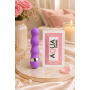 Mini Vibromasseur violet ondulés Pocket Pleasure  1 dosette de lubrifiant