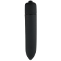 Mini Vibromasseur Bullet Noir 10 Vitesses  1 dosette de lubrifiant — Pocket Pleasure