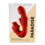PARADISE — Vibromasseur avec Stimulateur de Clitoris | Coeur Ardent