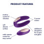 Stimulateur de couple Satisfyer Partner Plus télécommande 