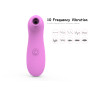 Stimulateur de clitoris par vibrations sur membranes rose 10 Vitesses De Voyage