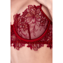 Ensemble 2 pièces en dentelle brodée bois de rose - Mapalé