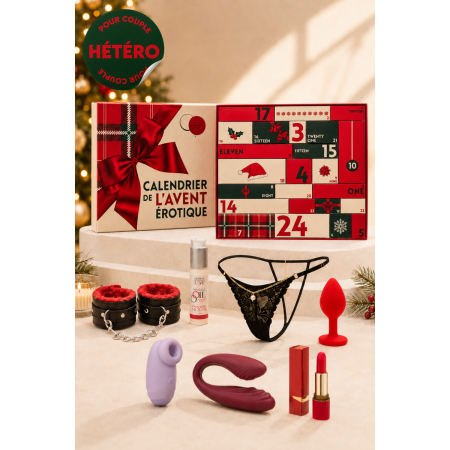 Calendrier de l’Avent érotique 24 surprises pour couple hétéro - 2026