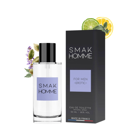 SMAK HOMME Eau de Toilette de Séduction pour Homme 50 ml - RUF