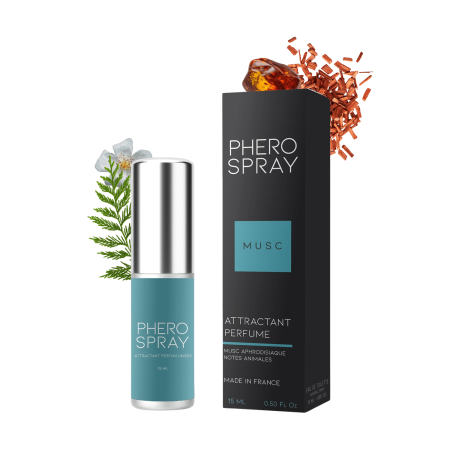 PHERO SPRAY Eau de Toilette de Séduction Mixte 15 ml - RUF