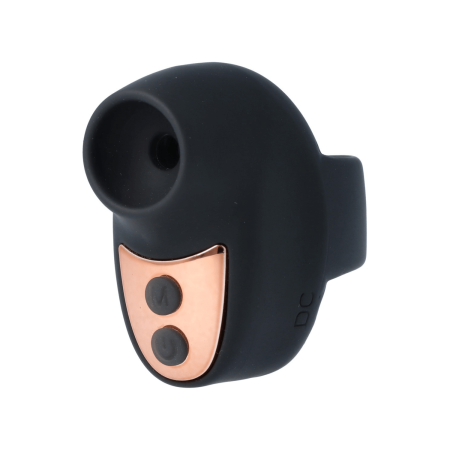 Mini stimulateur clitoridien noir pour doigt rechargeable – LANGLOYS