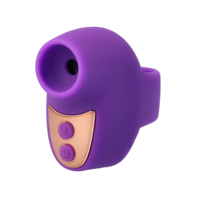Mini stimulateur clitoridien violet pour doigt rechargeable – LANGLOYS