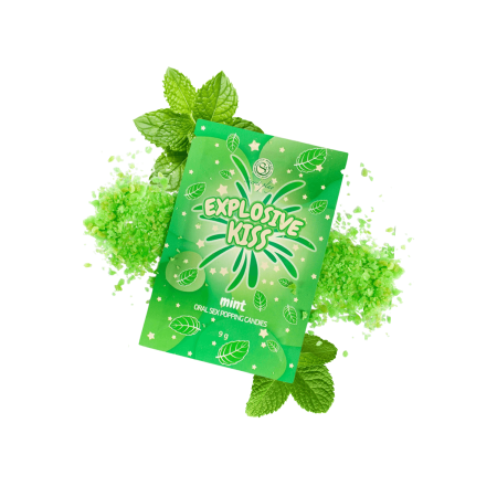 Bonbons pétillants à la menthe spécial sexe oral - SP3703