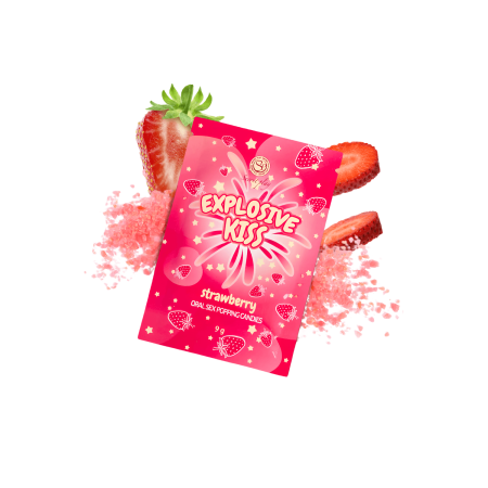 Bonbons pétillants à la fraise spécial sexe oral - SP3702