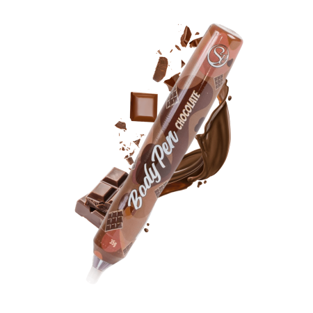 Stylo corporel bodypaint comestible chocolat - SP6268