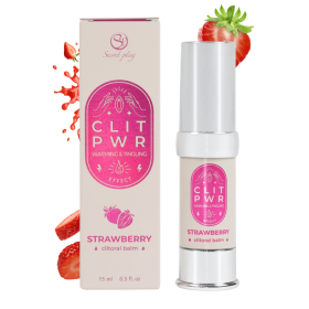 Baume stimulant chauffant pour clitoris Fraise 15ml - SP3715