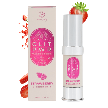 Baume stimulant chauffant pour clitoris Fraise 15ml - SP3715