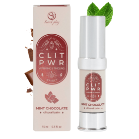 Baume stimulant chauffant pour clitoris Menthe Chocolat 15ml - SP3719