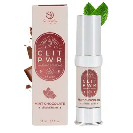 Baume stimulant chauffant pour clitoris Menthe Chocolat 15ml - SP3719