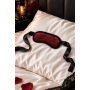 Bandeau pour les yeux motif japonais rouge et noir - Dreamy Fetish