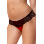 TANGA CATHERINE ROUGE/NOIR