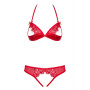 870-SEC-3 Ensemble Ouvert 2 pcs - Rouge