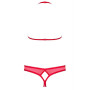 870-SEC-3 Ensemble Ouvert 2 pcs - Rouge
