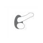 Cockring Liquid-soft ultra doux - Gris