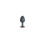 Plug Anal Bijou Geisha Diamond M - Noir  Rose