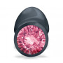 Plug Anal Bijou Geisha Diamond M - Noir  Rose