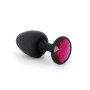 Plug Anal Bijou Geisha Diamond M - Noir  Rose