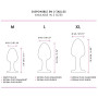 Plug Anal Bijou Geisha Diamond M - Noir  Rose