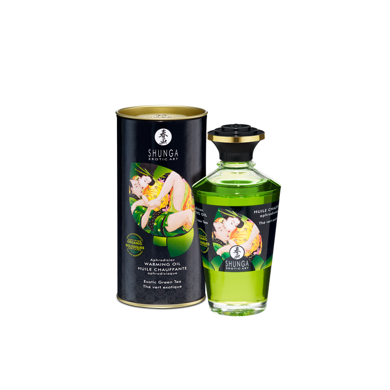 Huile aphrodisiaque organique  - Thé vert exotique