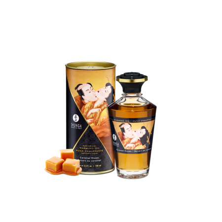 Huile chauffante aphrodisiaque - Baisers caramel