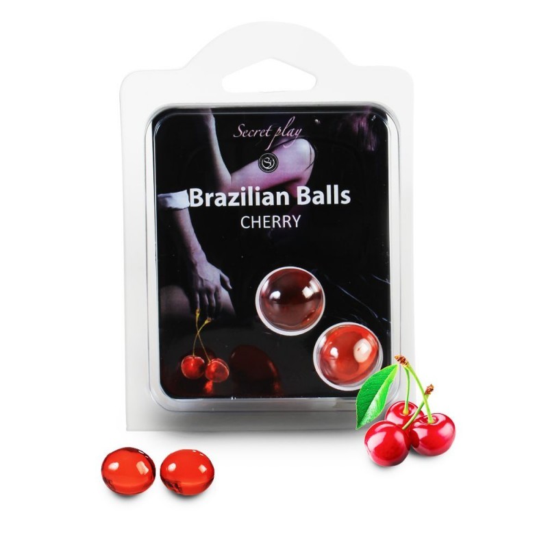 Duo Brazilian Balls Cerise 3385-6