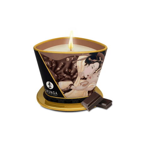 Bougie de massage lueur  caresses - Chocolat Enivrant